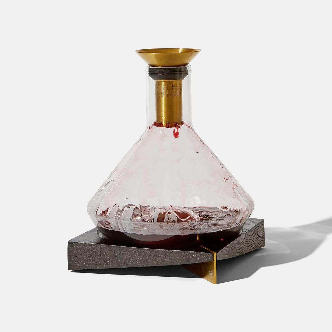 RBT Glass Decanter + Wood Base