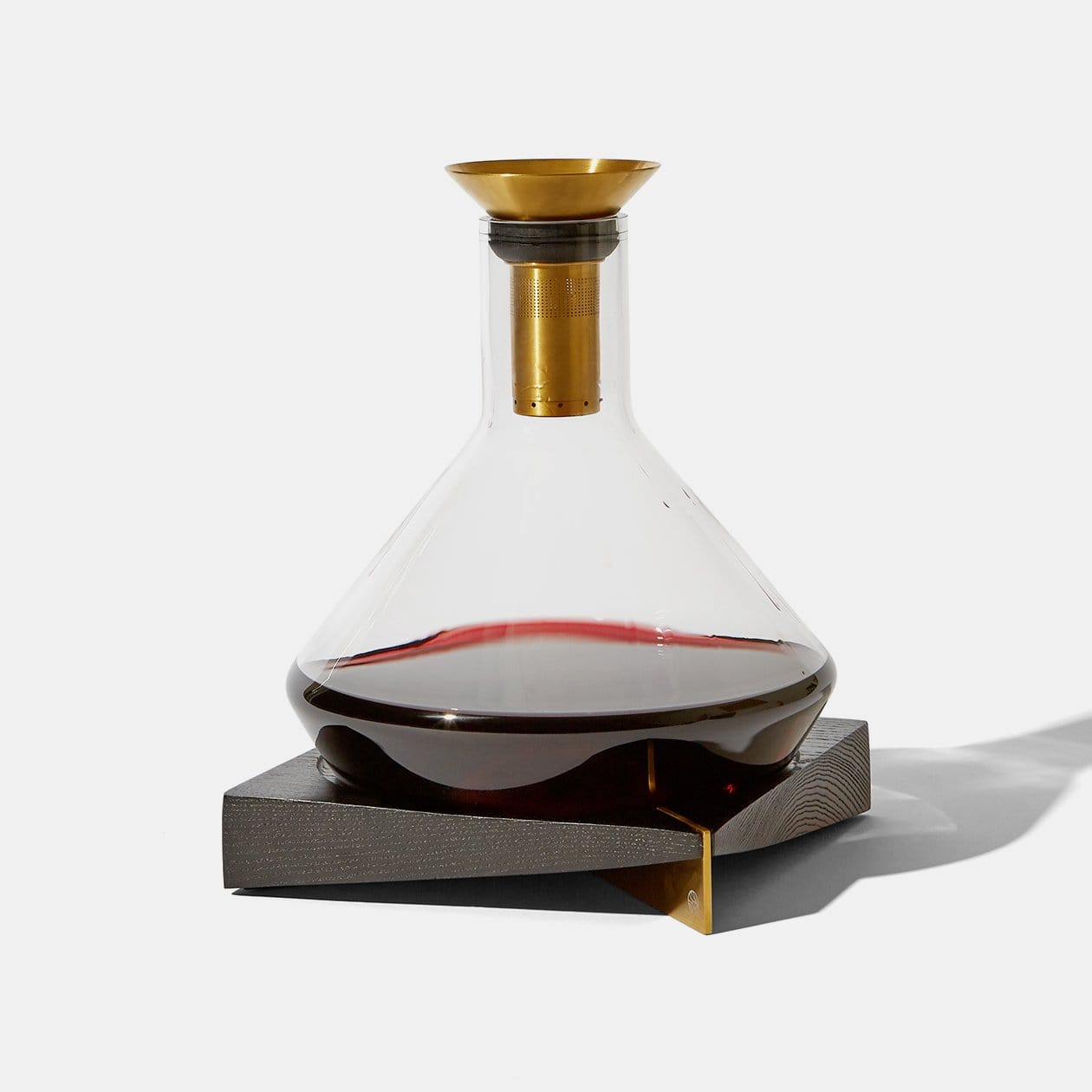RBT Glass Decanter + Wood Base