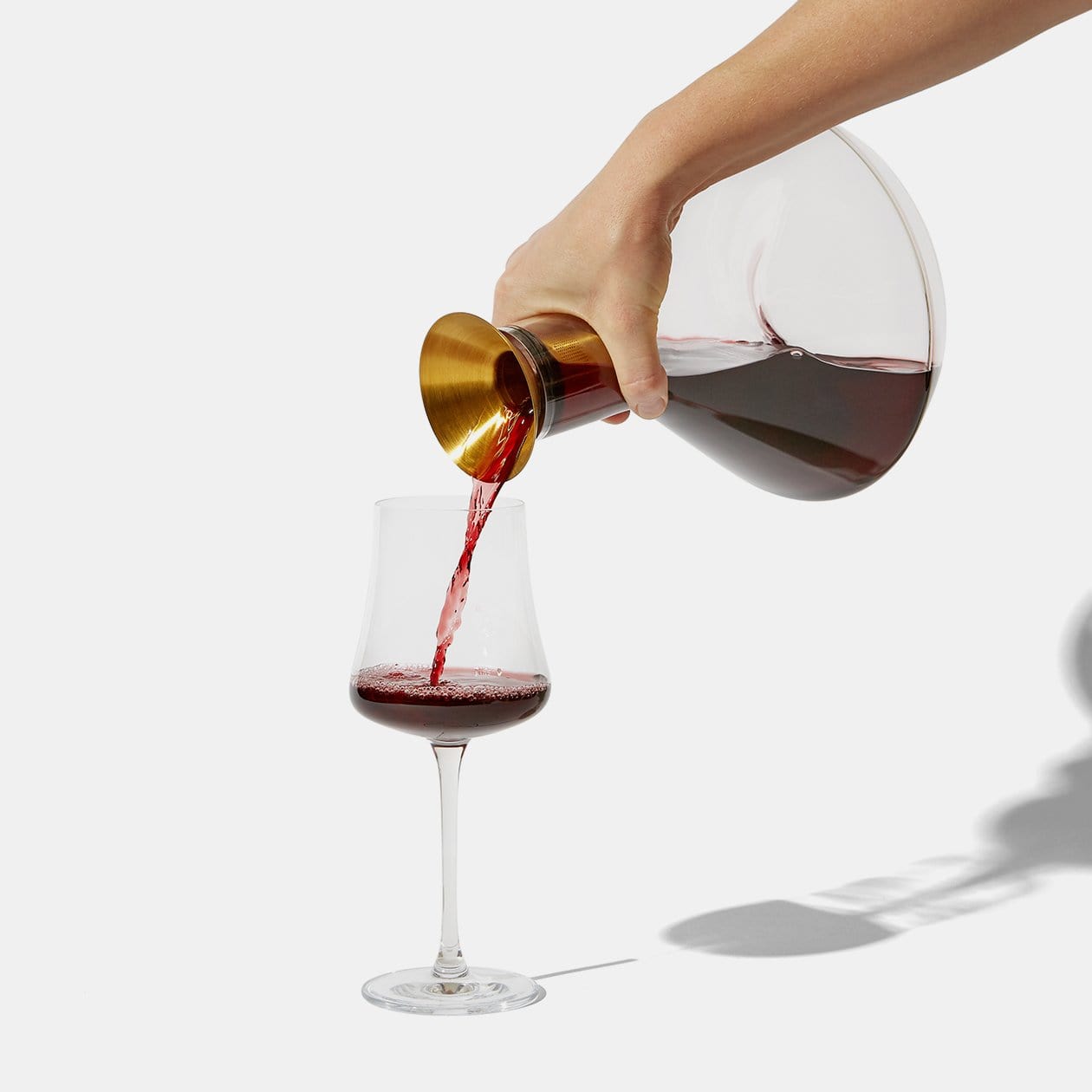 RBT Glass Decanter + Wood Base