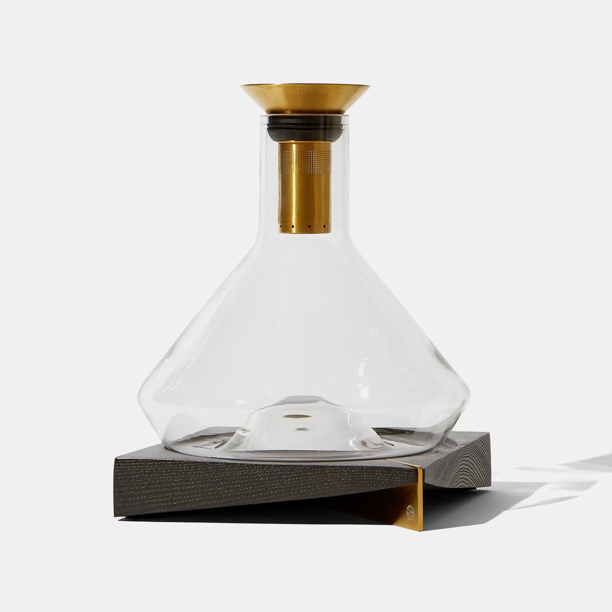 RBT Glass Decanter + Wood Base