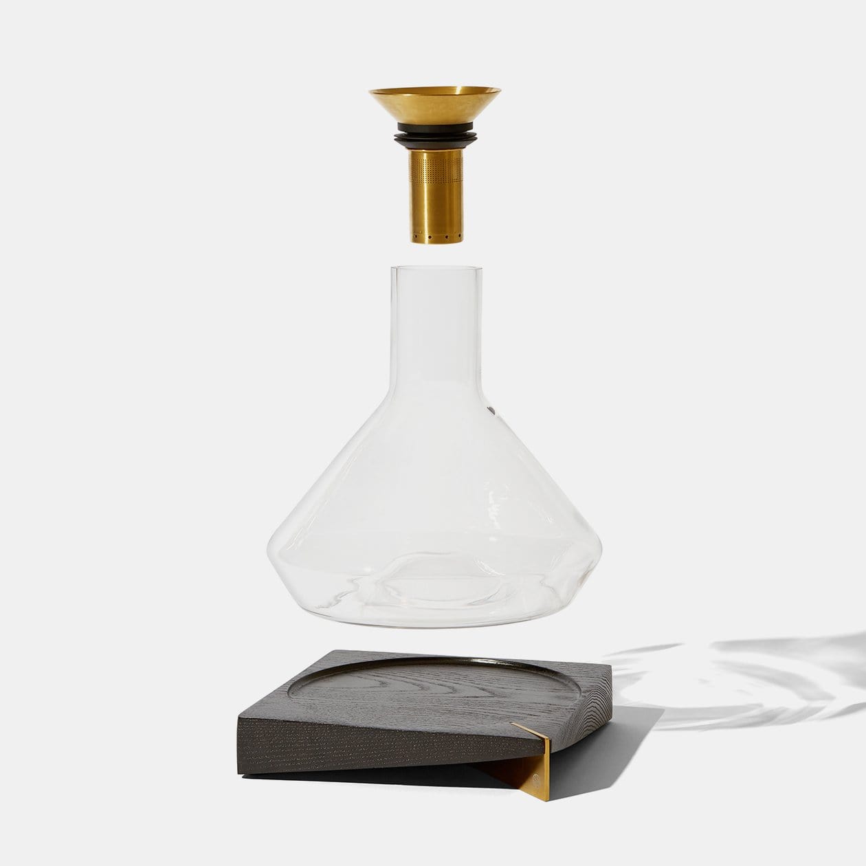 RBT Glass Decanter + Wood Base